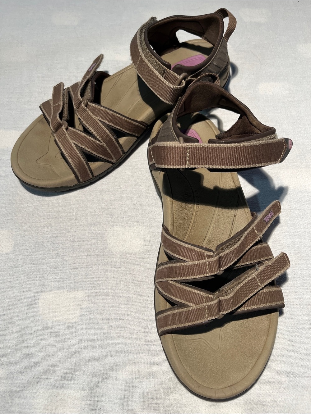 Teva Tirra Brown Hiking/Water Sandals - Size 8